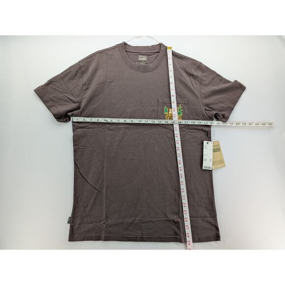 NWT Parks Project X Yogi Bear Leave It Better Pocket Tee in Brown sz Medium - Picture 9 of 10